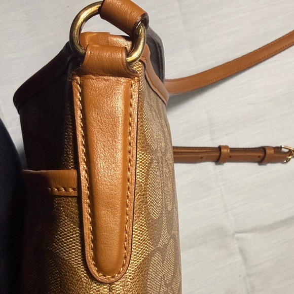 Coach Gold Signature Crossbody Bag - Picture 15 of 15